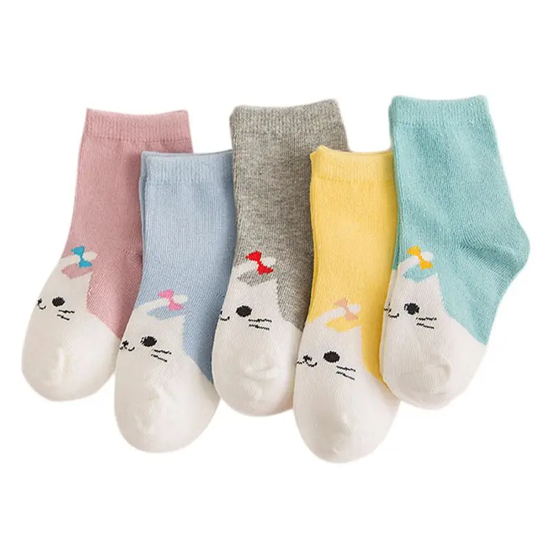 

Simple Wild Kids Baby Girls Short Socks Autumn Winter Warm Lovely Princess Sock