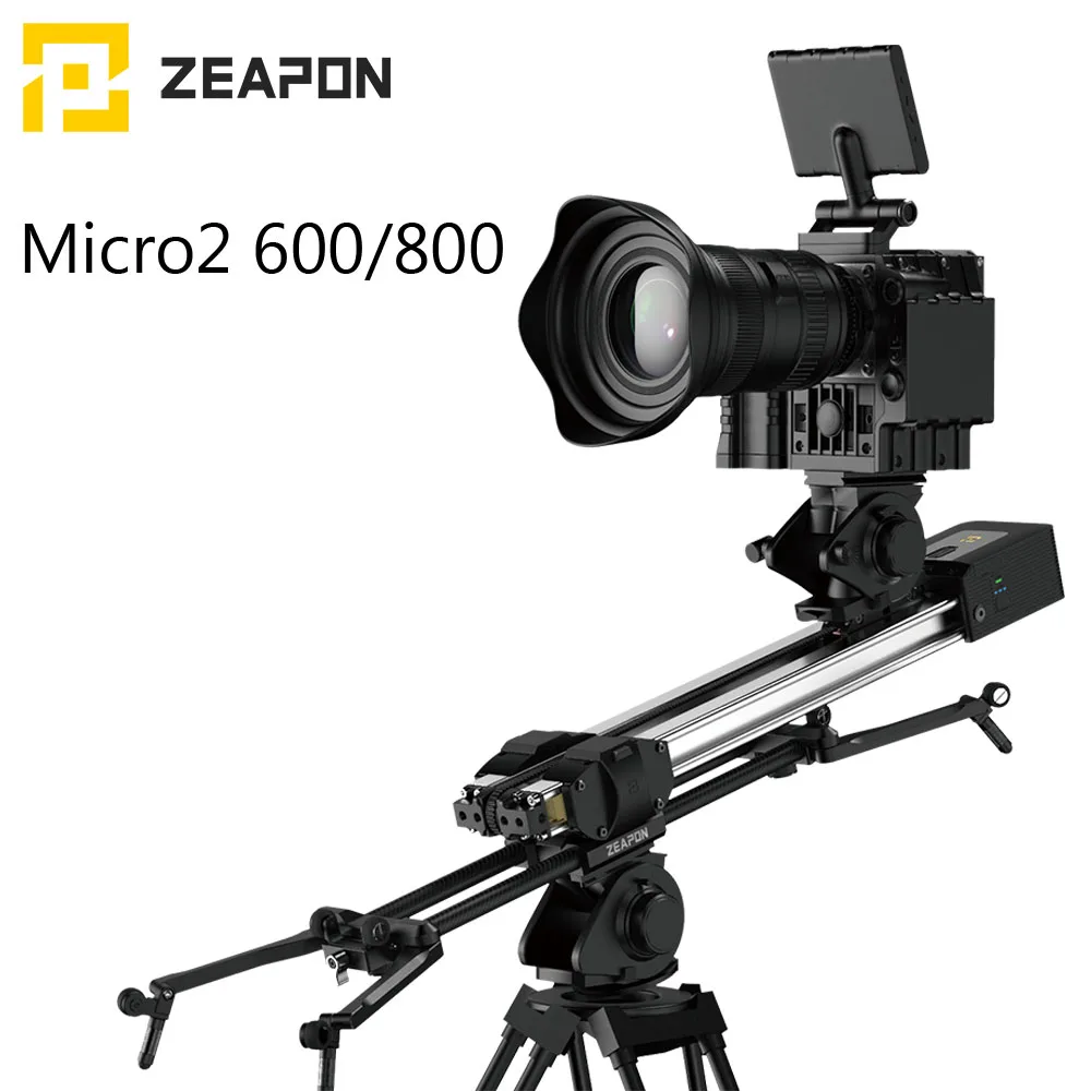 US $273.75 Zeapon Micro 2 E600 E800 M600 M800 DSLR Camera Video Double Distance Portable Motor Macro Track Slider For Camera