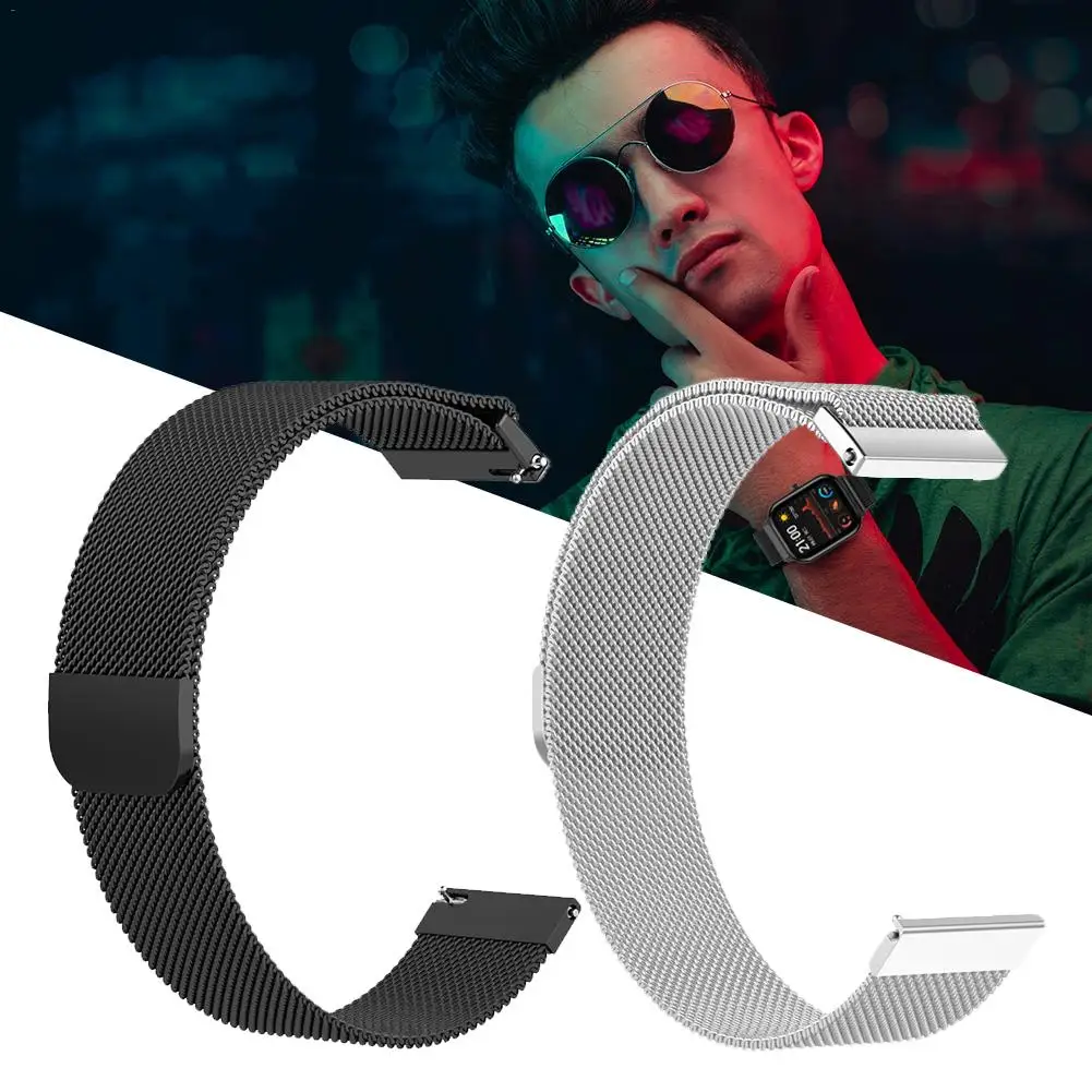 Смарт-часы спортивные часы ремешок Смарт-часы для Amazfit GTS 20 мм Милан Магнитный сменный ремешок