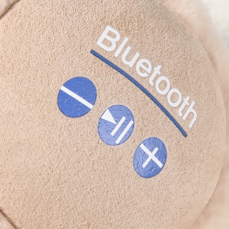 Многофункциональные плюшевые складные теплые bluetooth-наушники, теплые беспроводные наушники, пушистая гарнитура, зимние ушные грелки