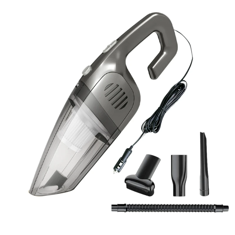 

Car Vacuum Cleaner 120W 7000PA High Powerful Handheld Vacuum Cleaner with 16.4FT Power Cord for Car Strong Suction Black