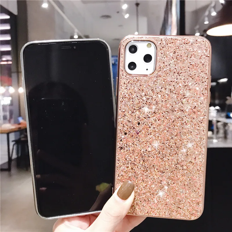 Luxury Rhinestone Bling Glitter Case For iPhone 13 12 11 Pro MAX XR X XS MAX SE 2020 8 7 Plus Diamond Soft Silicone Cover Funda iphone 13 cases