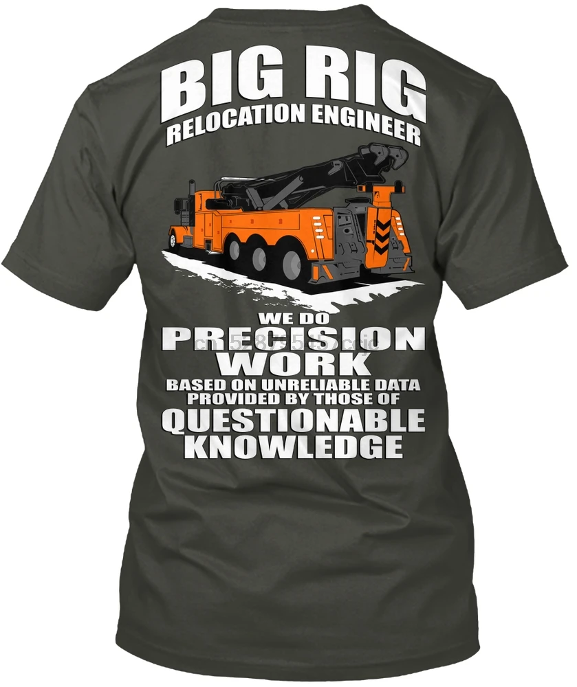 Мужская футболка Wrecker Big Rig Engineer Left Chest женская | одежда