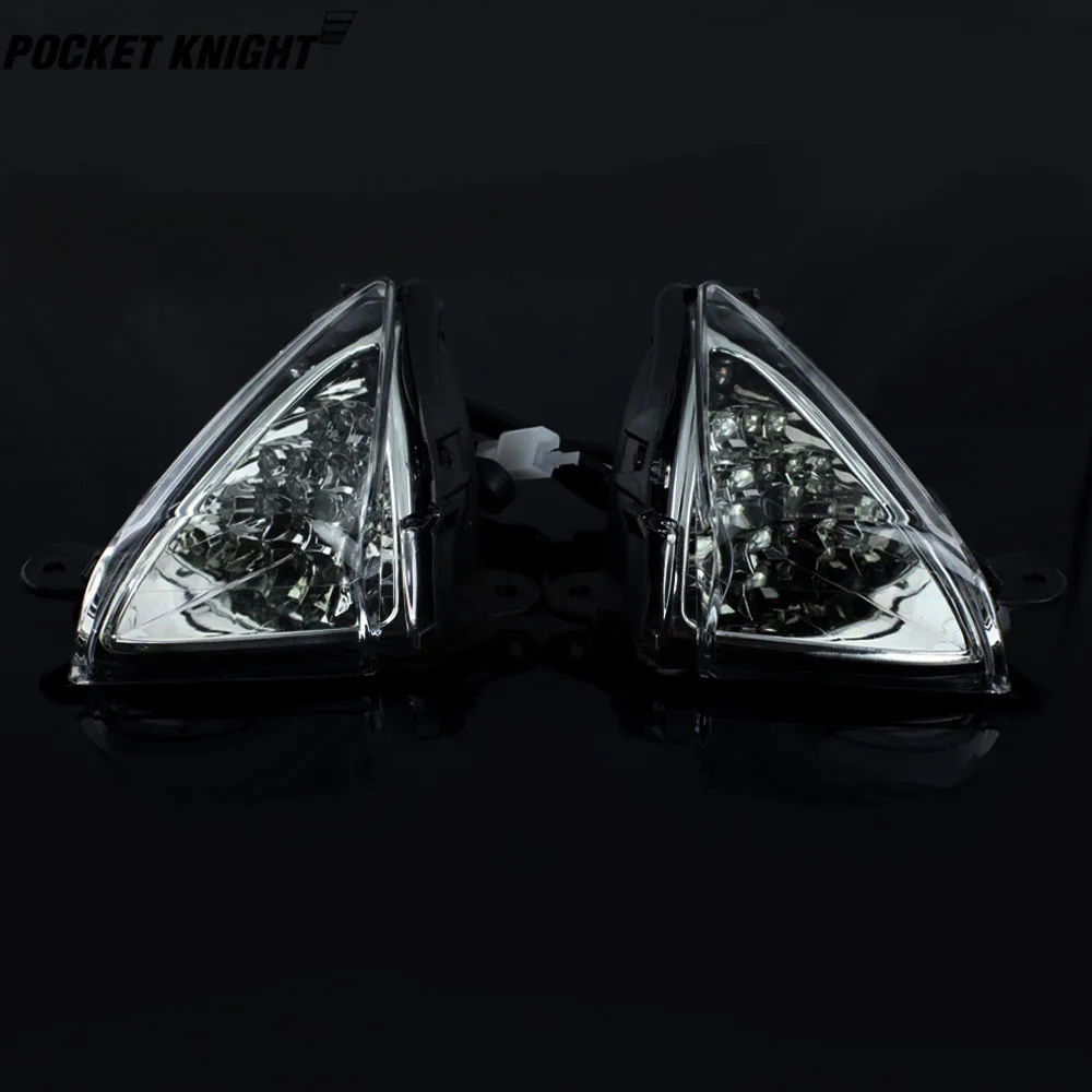 Передний светодиодный индикатор поворота для KAWASAKI ZX6R ZX10R Z750 Z1000 NINJA 650R ER6N ER6F аксессуары для мотоциклов светильник мигалка