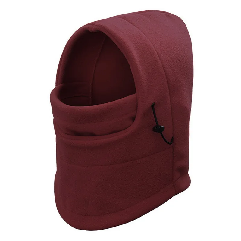 wine red 3 Зимние теплые унисекс термальные дышащие респираторы для езды на открытом воздухе хлопковые бархатные маски для мужчин и женщин ветрозащитные наушники - Цвет: wine red 3
