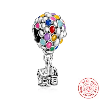 

Ranqin 2020 New house balloon Forever Silver Color Charm Bead Fit Brand Original Bracelet Jewelry For boys and girls DIY Gift
