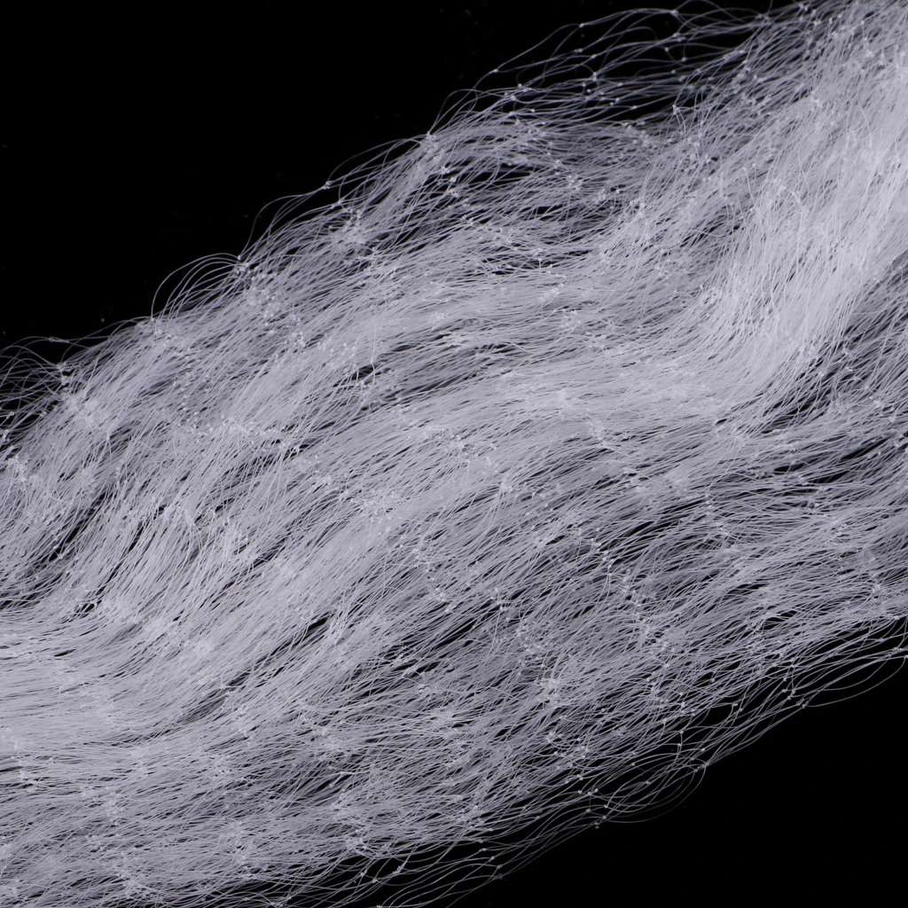 2pcs/lot Fishing Nets Mesh Nylon Monofilament Gill Accessory Float Fish Trap Saltwater Freshwater Net 15m 8m