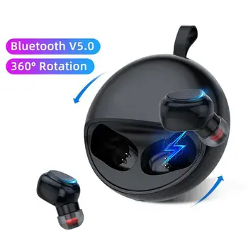 

BEESCLOVER YH03 TWS Wireless Bluetooth Mini Earphones LED Power Display Hifi Stereo Sound Earbud for iOS Android Phone d40