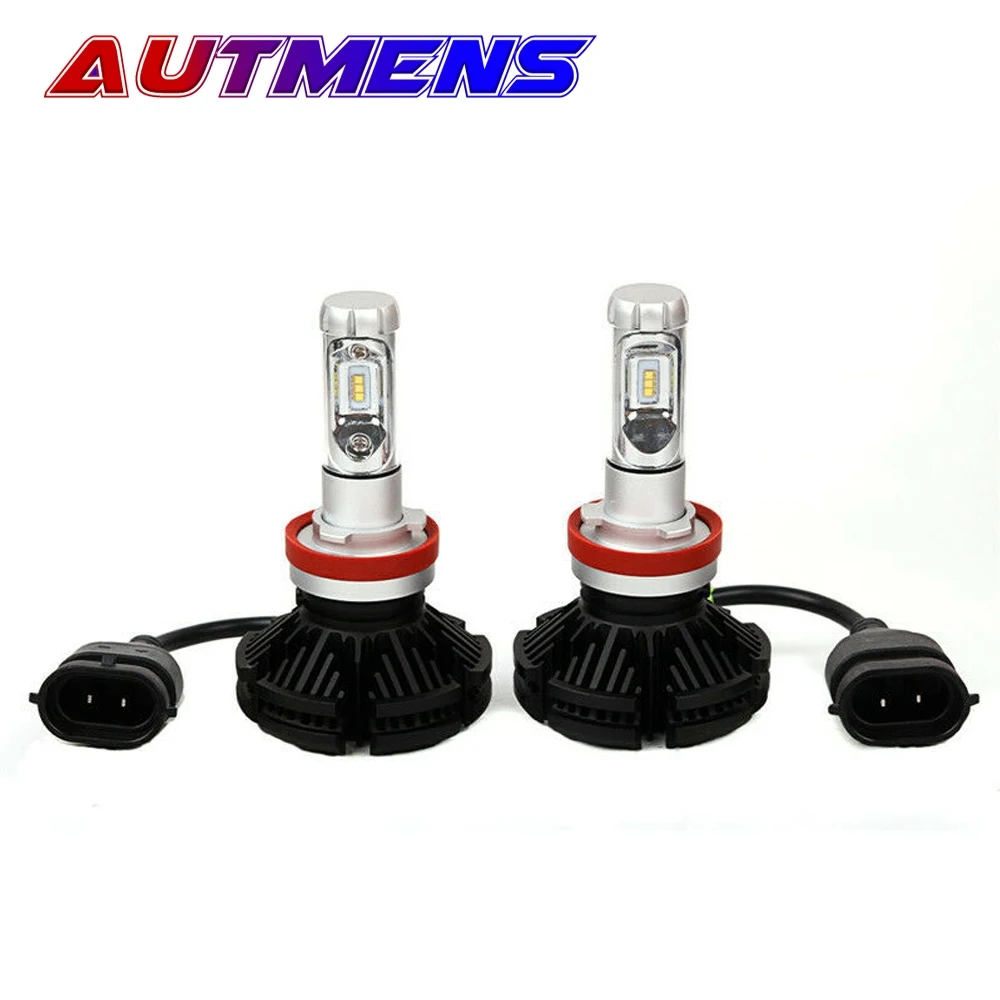 Автомобильные светодиодные фары Autmens X3 50 Вт 3000 К/6500 К/8000 К H4 H7 H11 H1 9005 9006 9004 H3 Противотуманные фары для автомобиля грузовика