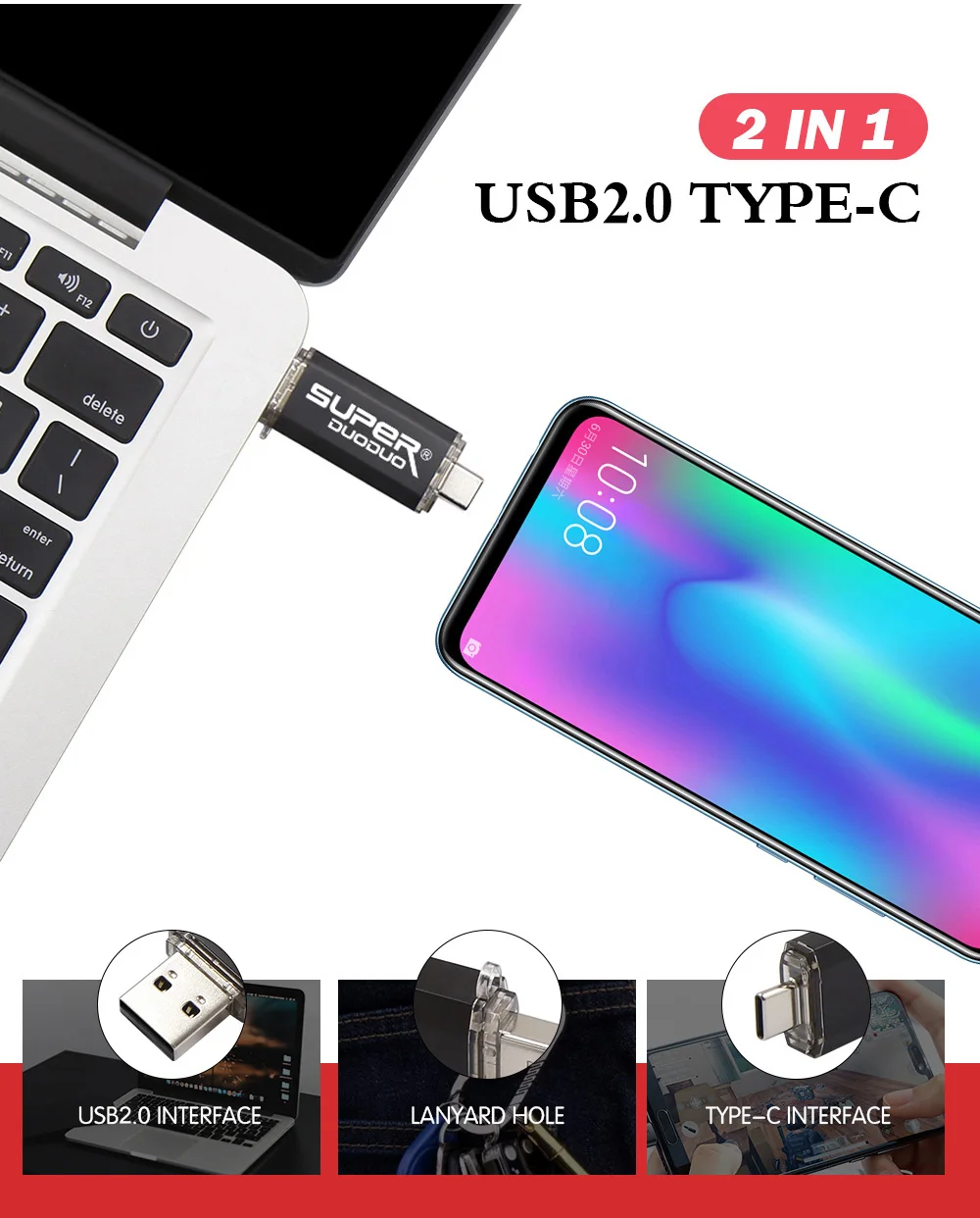 Цветной USB 2,0 type-C металлический usb флеш-накопитель 16 ГБ 32 ГБ 64 ГБ 128 ГБ ключ usb флешка флеш-накопитель USB 2,0 для телефона type C