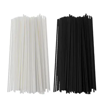 

100Pcs 19cmx3mm Fiber Sticks Diffuser Aromatherapy Volatile Rod for Home Fragrance Diffuser Home Decoration