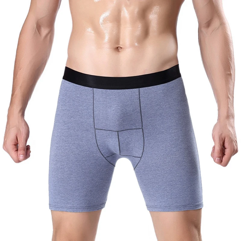 

Sports Underwear Boxer Men Lengthening Breathable Perspiration Quick Dry High Elasticity Mid-waist Mens Boxers Comfortable Slim
