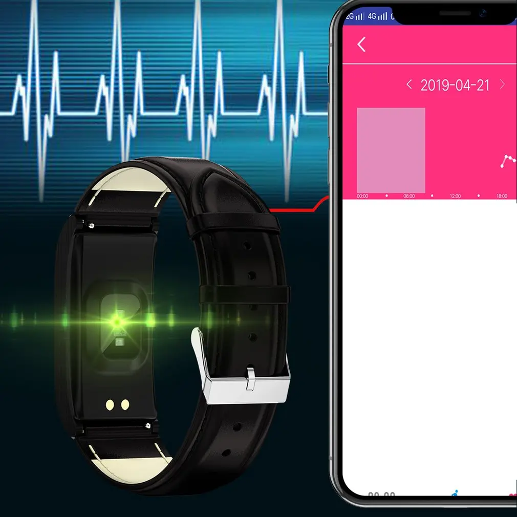 Waterproof AK12 Smart Bracelet Ip68 Women Watch Wristband Heart Rate Monitor Fintness Tracker Smart Band Sports Men Smart Watch