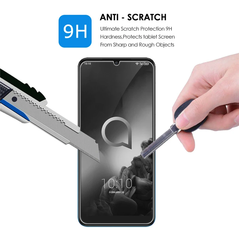 9H Закаленное стекло пленка для Alcatel 1B 1A 1S 1V 3L 3X 2020 закаленная пленка|Защитные