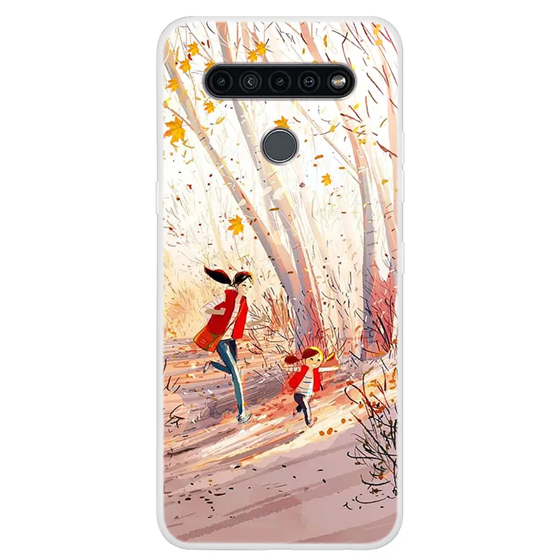 Cartoon Painted Soft TPU Silicone Phone Case - Protective Shell