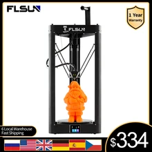 FLSUN 3D Printer QQ-S-PRO High Speed Auto-Leveling Switch Large Print Size Kossel Delta Touch Screen WIFI Module 32-Bit Board