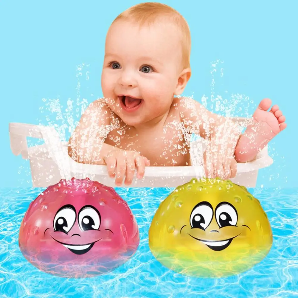 

Summer Infant Bath Toys Baby Electric Induction Sprinkler Ball with Light Music Children Water Spray Play Ball Bathing Toys Kids