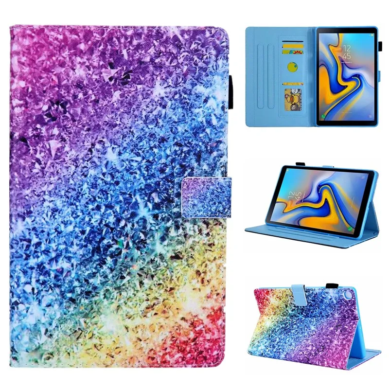 

Case for Samsung Galaxy Tab A 8.0" 2019 SM-T290 T295 T297 Cover PU Leather Cartoon Stand Card Slot Tablets Case