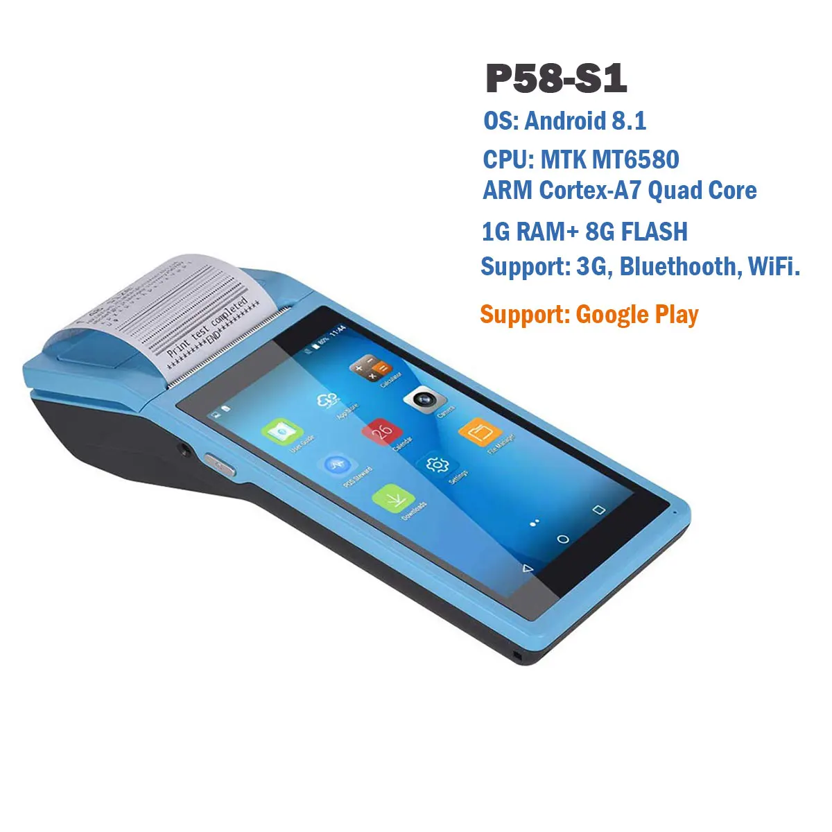 canon mini printer NETUM PDA Android POS Terminal Receipt Printer Handheld Bluetooth WiFi 3G NFC Data Collector Portable Barcode Scanner All-in-One mini printer cheap Printers