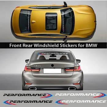 

2pcs Front Rear Windscreen Windshield Window Sticker for BMW M Performance X3 X5 X6 Z4 F30 F34 F20 F10 E90 E46 E60 E87 G20