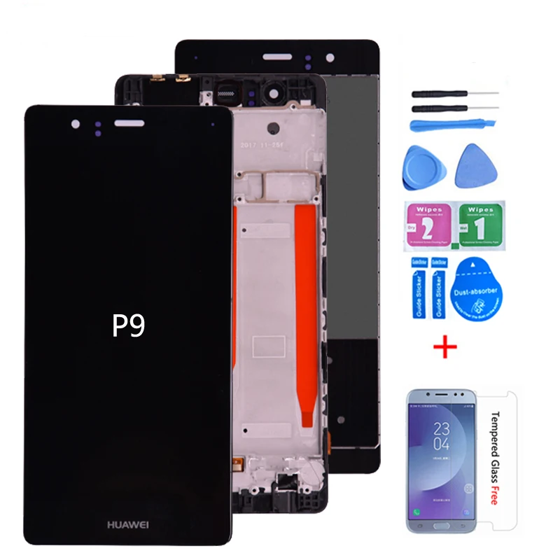 Оригинальный 5 2 ''для Huawei P9 ЖК дисплей с кодирующий преобразователь сенсорного