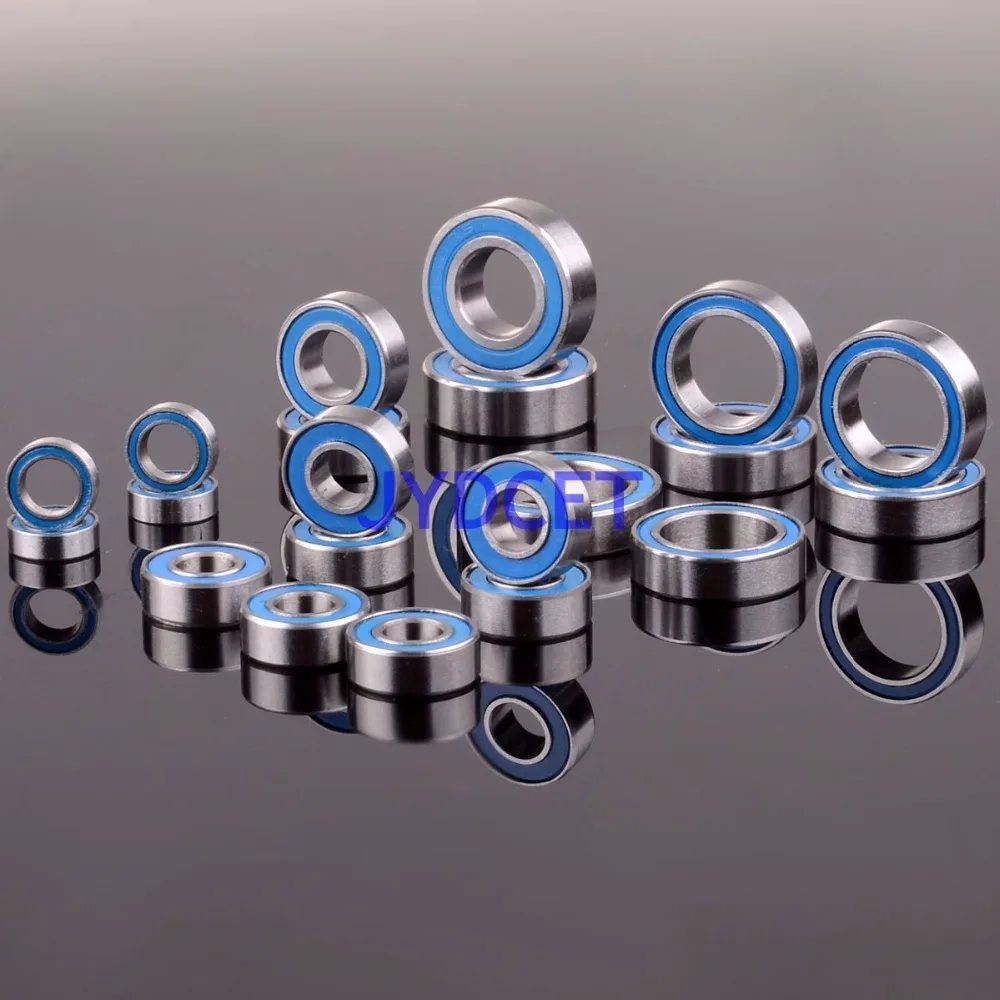Bearing-13 Blue Ball Bearing KIT 21PCS Metric Rubber Sealed on Two Sides FIT FOR RC Traxxas Slash 4x4 Stampede Chrome Steel