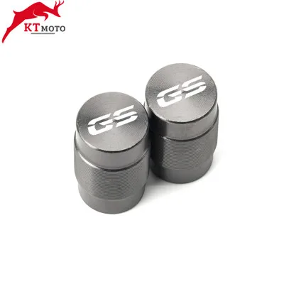 Для R1250GS Приключения LC R1200GS F850GS F750GS F800GS F700GS Мотоцикл с ЧПУ колеса крышки стержня вентиля шины ЧПУ воздухонепроницаемые крышки - Цвет: Titanium