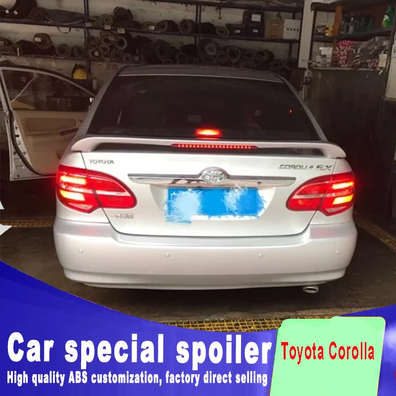 Золотая Модель стоп сигнала для Toyota Corolla 2006 2015 года спойлер заднего багажника
