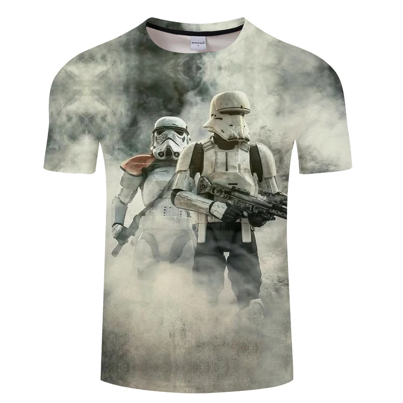 Футболка nuevas camisetas premium para hombre Star Wars trajes de dibujos animados camisetas de Pelicula, harajuku adulto Дротика