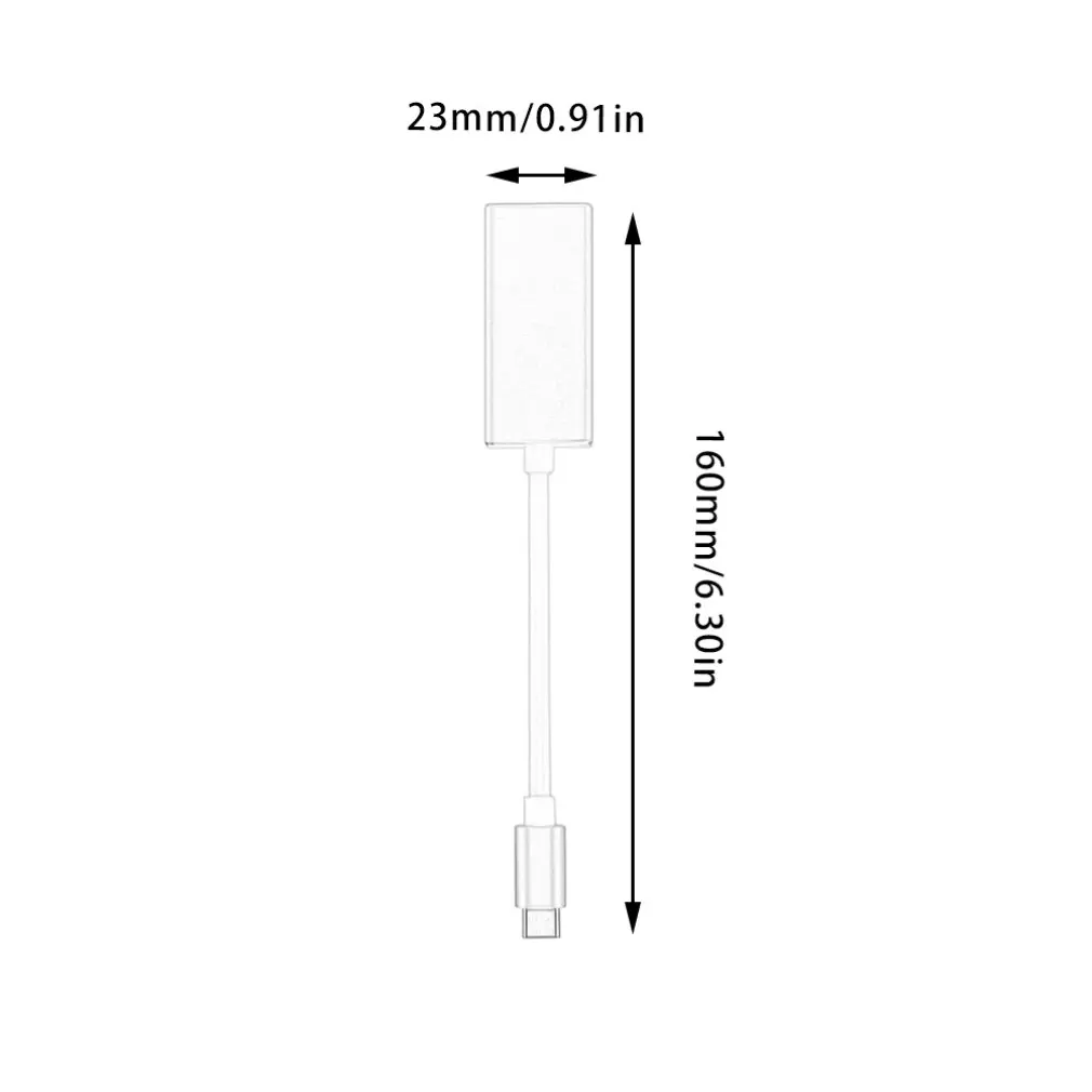 Компактный размер Thunderbolt 3 USB-C к Mini DisplayPort конвертер 4K 60HZ тип-c к Mini DP адаптер конвертер