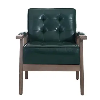 

Simple office sofa coffee table simple business reception room small parlor area casual leather sofa chair