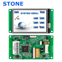 3.5 Inch HMI TFT LCD Dot Matrix Colour Graphic LCD With Software And RS232 / RS485 / TTL Interface STVC035WT-01