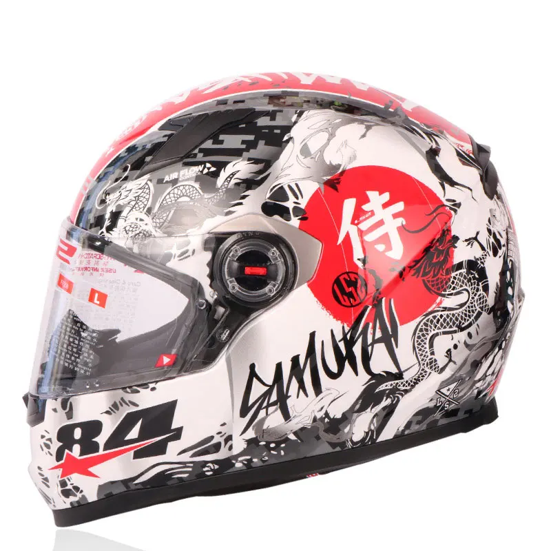 LS2 FF358 анфас бездорожье Мотокросс Мотоцикл мото скутер шлем Casco Capacete ECE - Цвет: White Knight