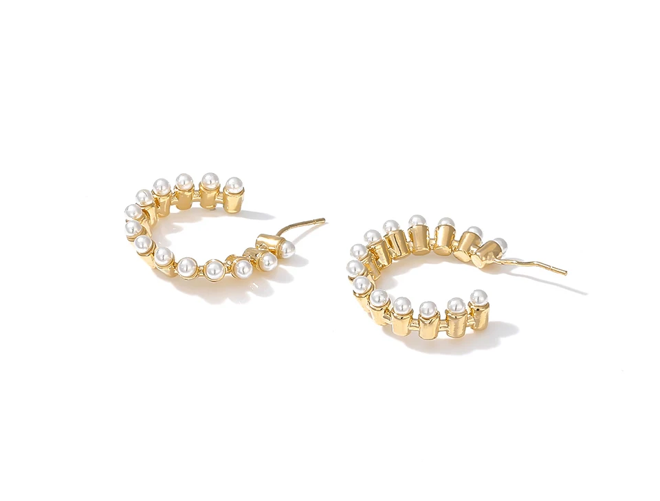 YMYW Pearls Vintage Brand Stud Earrings Creative Elegant Romantic Fashion Charm Earrings Bijoux for Women Party Gift High-Q