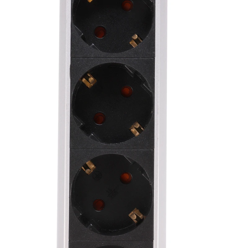 6 мощность Кухня стол электрическая розетка мощность 1 Led+ 2 Зарядка USB алюминиевая полка ЕС вилка