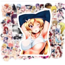 

50PCS Anime Sexy Little Girl Graffiti Waterproof Stickers Luggage Notebook Stationery Cartoon Cute Decorative Stickers Wholesale