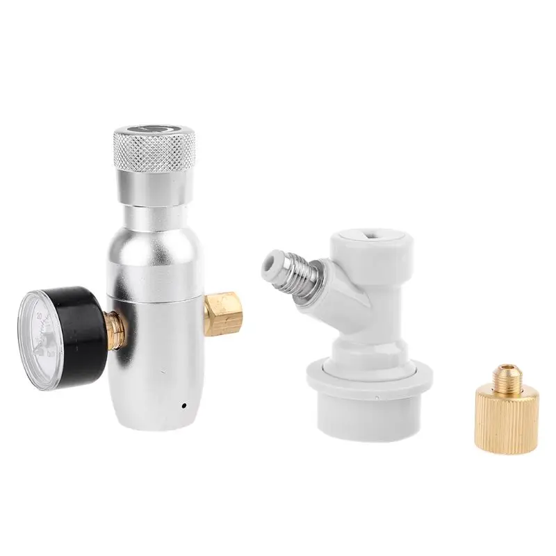 

Regulated CO2 Charger Homebrew Kegging Accessories 0~60 PSI Home Draft Beer GAS Disconnect Connector Pressure Regulator