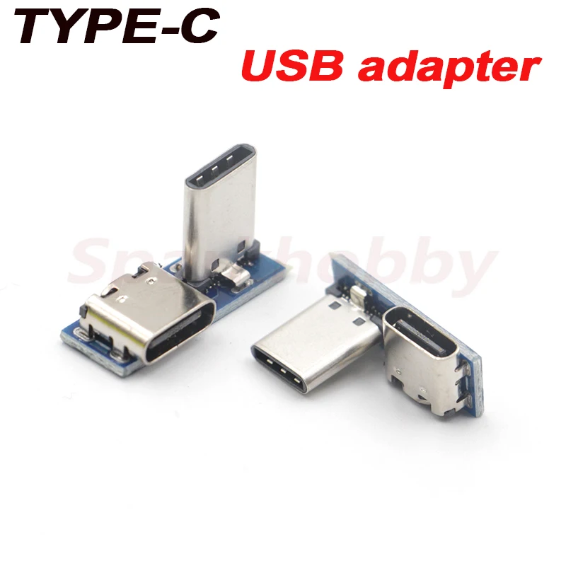 Adaptateur USB Type-C coudé à 90° pour carte de vol de drone racer