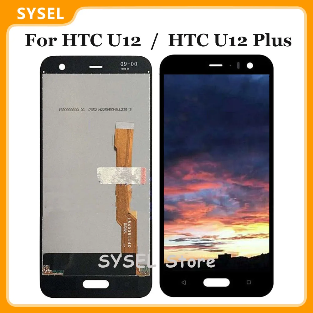 ЖК-дисплей 6 0 дюйма для HTC U12 / Plus сенсорный экран с дигитайзером дисплей в сборе |