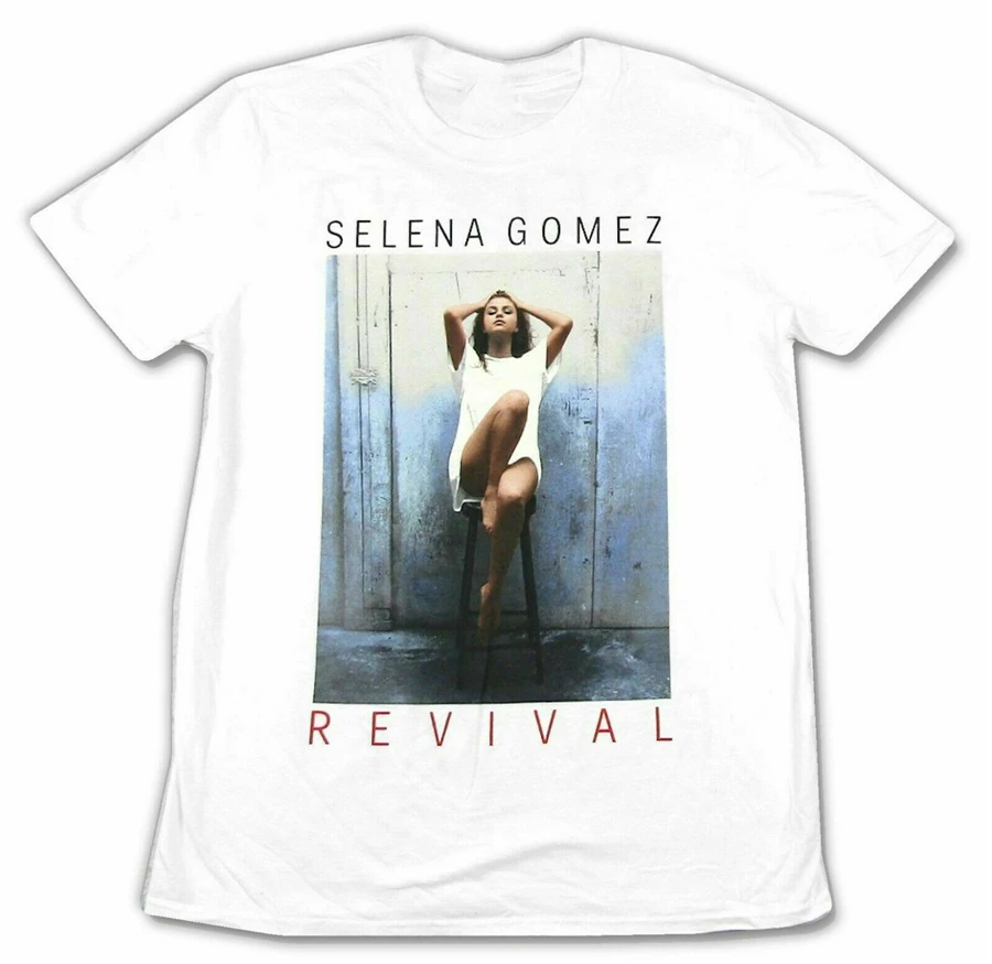 Подробная информация о Selena Gomez Revival 2020 Barstool World Tour белая футболка новая 20th 30th 40th 50th