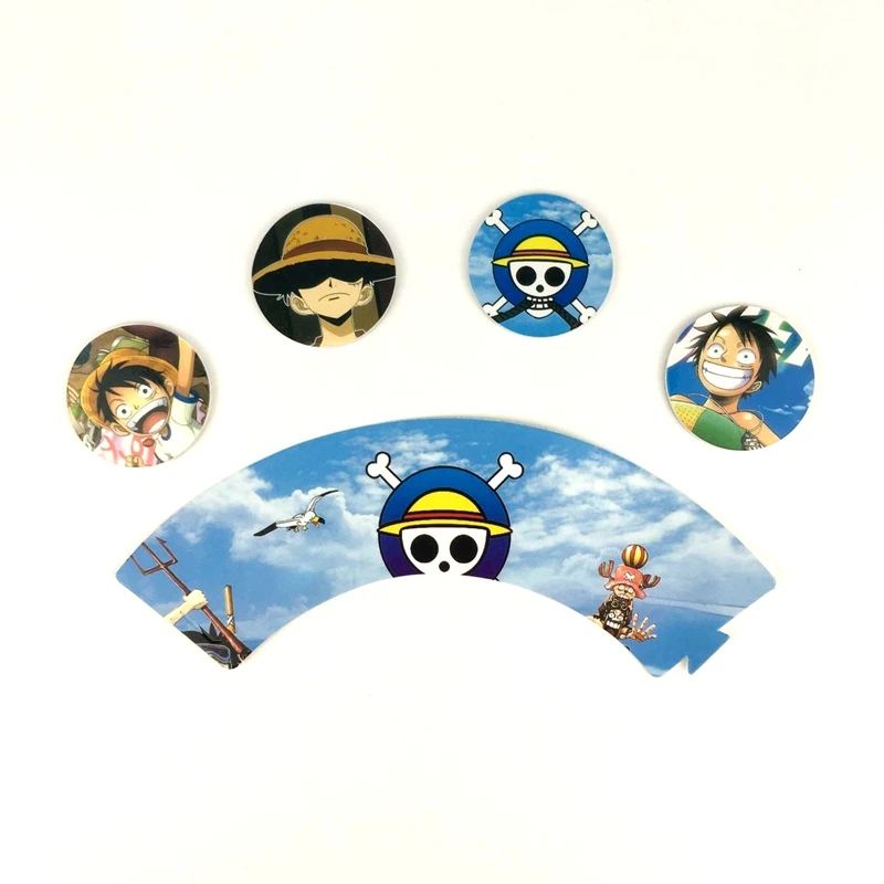 24 шт. мультфильм морской разбойник король Пираты кекс обертки топперы выбрать ребенок пирог на день рождения или свадьбу украшения вечерние принадлежности