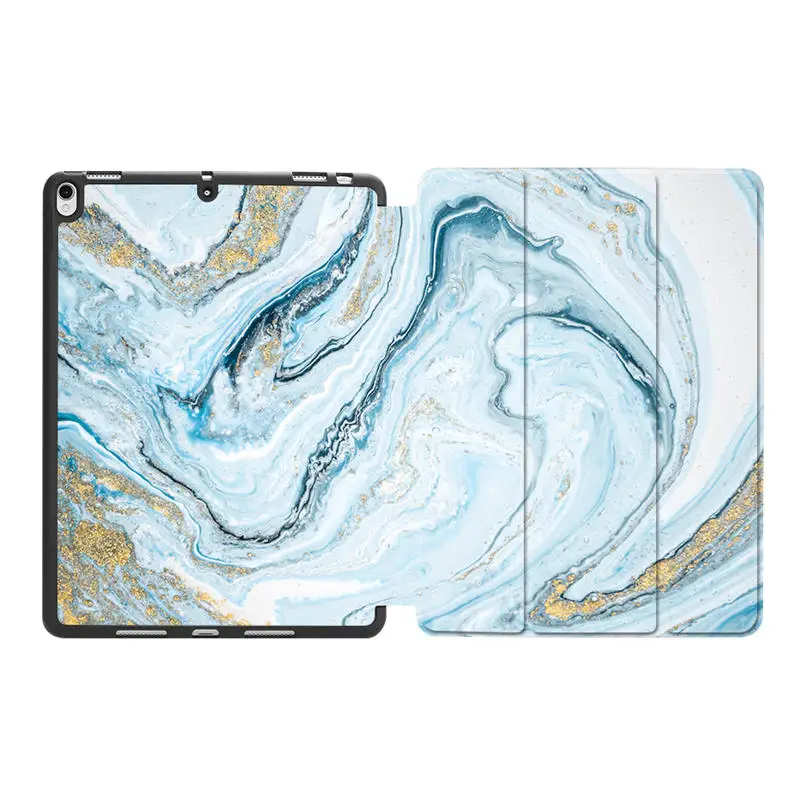 IPBC08 MTT чехол с мраморной текстурой для iPad Air 3rd Gen 10,5 дюймов Планшет тонкий из искусственной кожи+ TPU мягкая задняя крышка для iPad Pro 10,5 ''Funda - Цвет: IPBC08