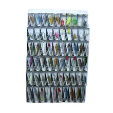 

Mixed Lots of 60pcs 4cm 5.5cm 7cm 8cm 9cm 11cm Fishing Lures Minnow Pencil Popper VIB Frog Locust