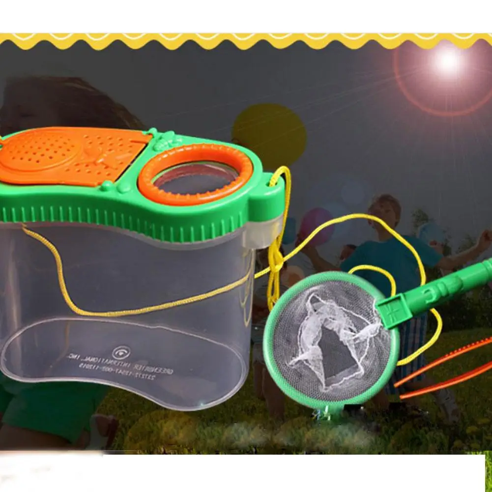 Раннее детство образование экспериментальные исследования пластиковый ящик для инструментов для кормления насекомых контейнер для наблюдения чистая коробка для разведения игрушка-головоломка
