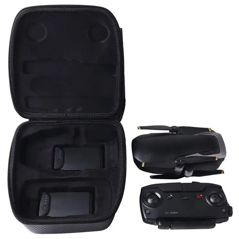 ABKT-Mavic Air Чехол, портативный Dji Mavic Air Чехол для переноски сумка для хранения, черная безопасная сумка для Dji Mavic Air Drone, управление и 2 Batt