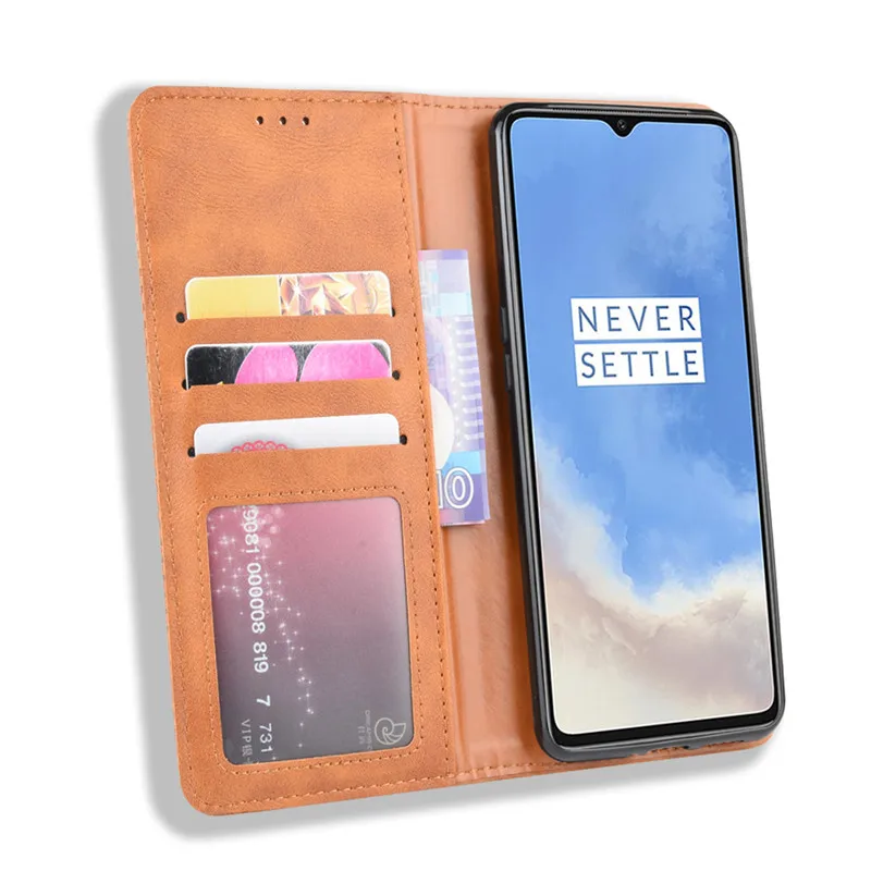 Чехол-книжка для OnePlus 7 T One Plus 7 T, кожаный чехол-книжка на магните для OnePlus 7 T 7 T 1+ 7 T с фоторамкой