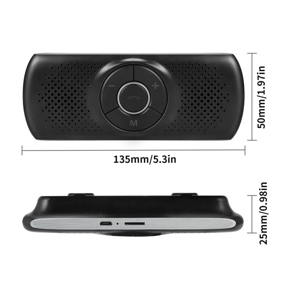 T826 Bluetooth Handsfree Car Kit Speaker phonet музыкальный MP3 плеер подключение Колонка для телефонов