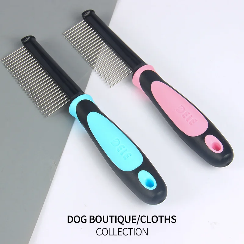 Pet Combs With Non Slip Handle Small Medium Dog Hair Brushes Hair