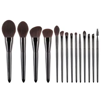

14pcs/set Makeup Brushes Wooden Handle for Powder Concealer Blusher Eyeliner Eyebow Eyeshadow Highlight Blush
