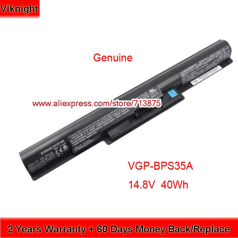 14,8 V 2670 мА/ч, VGP-BPS35A Батарея для sony Vaio SVF152A29M SVF152C29M 14E 15E SVF1421X2EB SVF15217SC F1521V3CW F1531V8CW